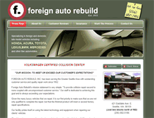 Tablet Screenshot of foreignautorebuild.com